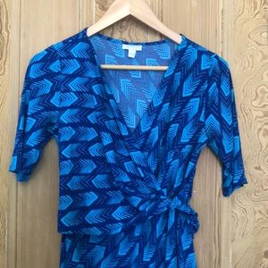 Maternity faux wrap dress